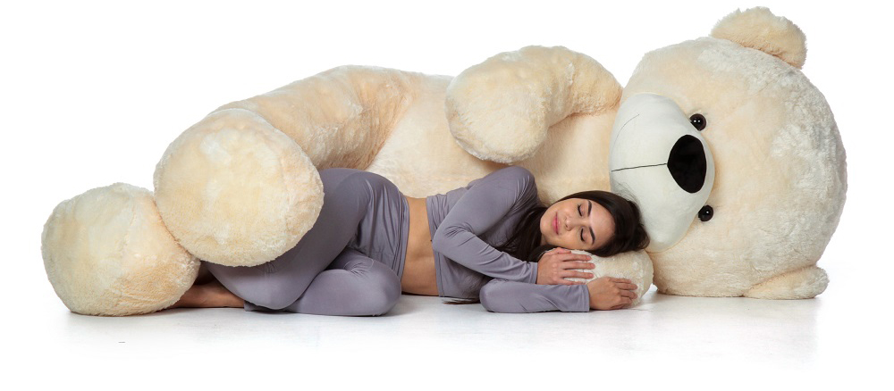 7ft Vanilla Cream Giantteddy Brand