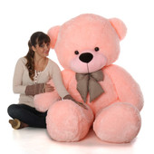 72in Life Size Teddy Bear Soft Pink Color Sweet Cuddly