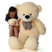 Life Size Cream Teddy Bear Cozy Cuddles 72in