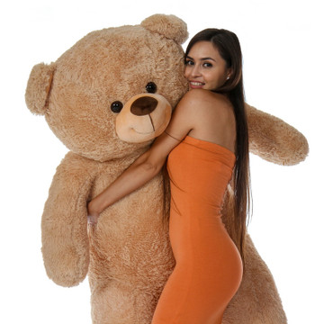 Giant Teddy 6 Foot Super Soft Amber Tan Teddy Bear