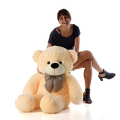 Cozy Cuddles cream 46in teddy bear Gift From Giant Teddy Brand
