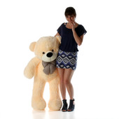 Super Soft Cozy Cuddles 48 inch Cream Teddy Bear