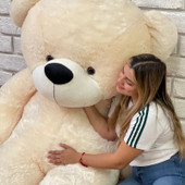 7ft Huge Vanilla Cream Giant Teddy Brand Teddy Bear