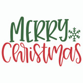 Merry Christmas-Red and Green T-shirt