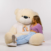 Giant Teddy Brand Biggest Premium High Quality Teddy Bear in Beautiful Cream Color