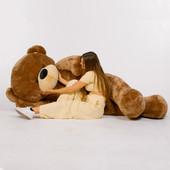 Giant Teddy Brand Biggest Teddy Bear - 7 Foot Tall Light Brown  Stuffed Animal